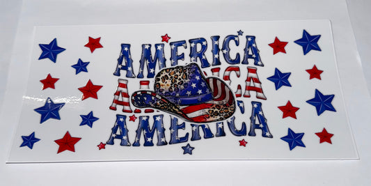 America Cowboy Hat
